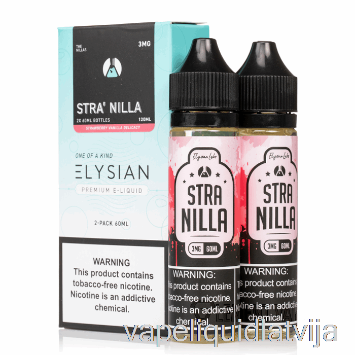 Stra'nilla Kūka - Elysian Labs - 120ml 0mg Vape šķidrums